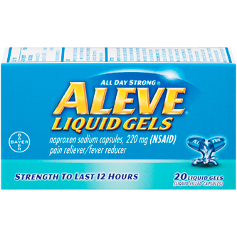 Aleve Liquid Gels, 220mg