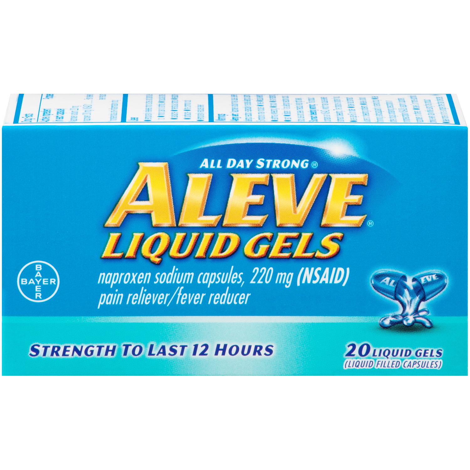 Aleve Liquid Gels, 220mg