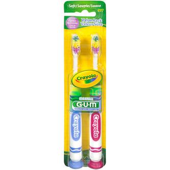 GUM Crayola Marker Soft Tootbrushes