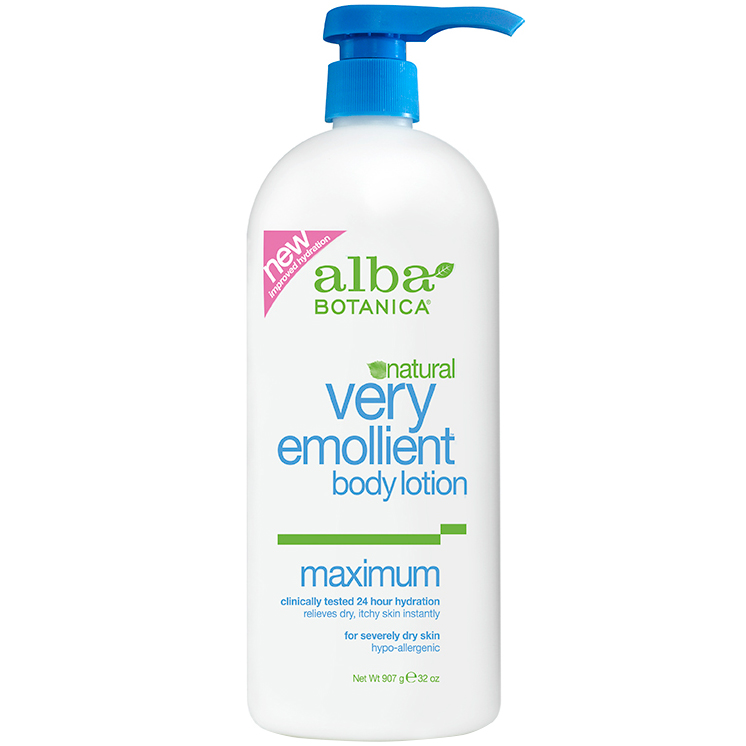 Alba Botanica Natural Very Emollient Body Lotion, Maximum 