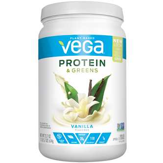 Vega Plant-Based Protein & Greens Powder, Vanilla