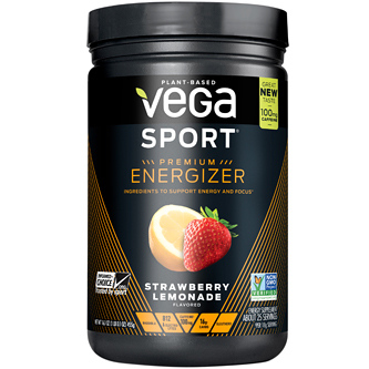 Vega Plant-Based Sport Energizer Powder, Strawberry Lemonade