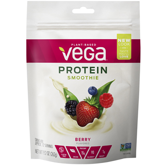 Vega Plant-Based Protein Smoothie Powder, Berry