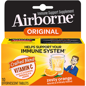 Airborne Effervescent Health Formula, Zesty Orange