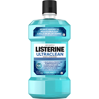 Listerine UltraClean Antiseptic Mouthwash, Cool Mint