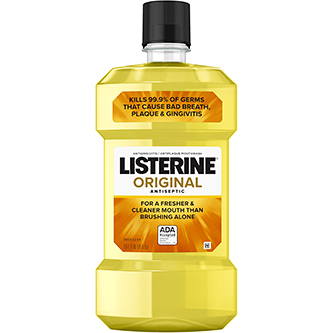 Listerine Zero Alcohol Mouthwash, Cool Mint
