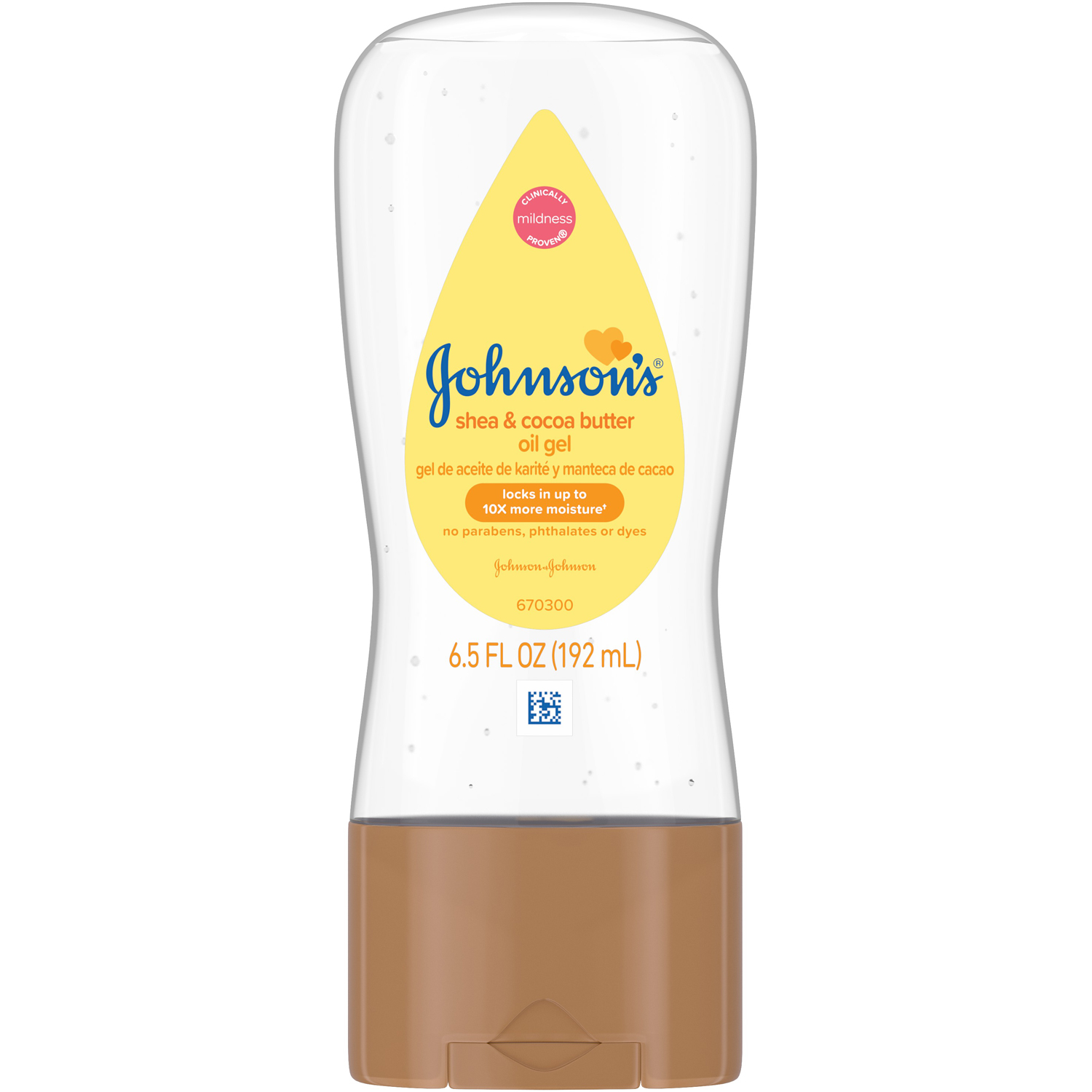 Johnson's Baby Oil Gel, Shea & Cocoa Butter