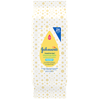 Johnson's Head-to-Toe Baby Cleansing Cloths