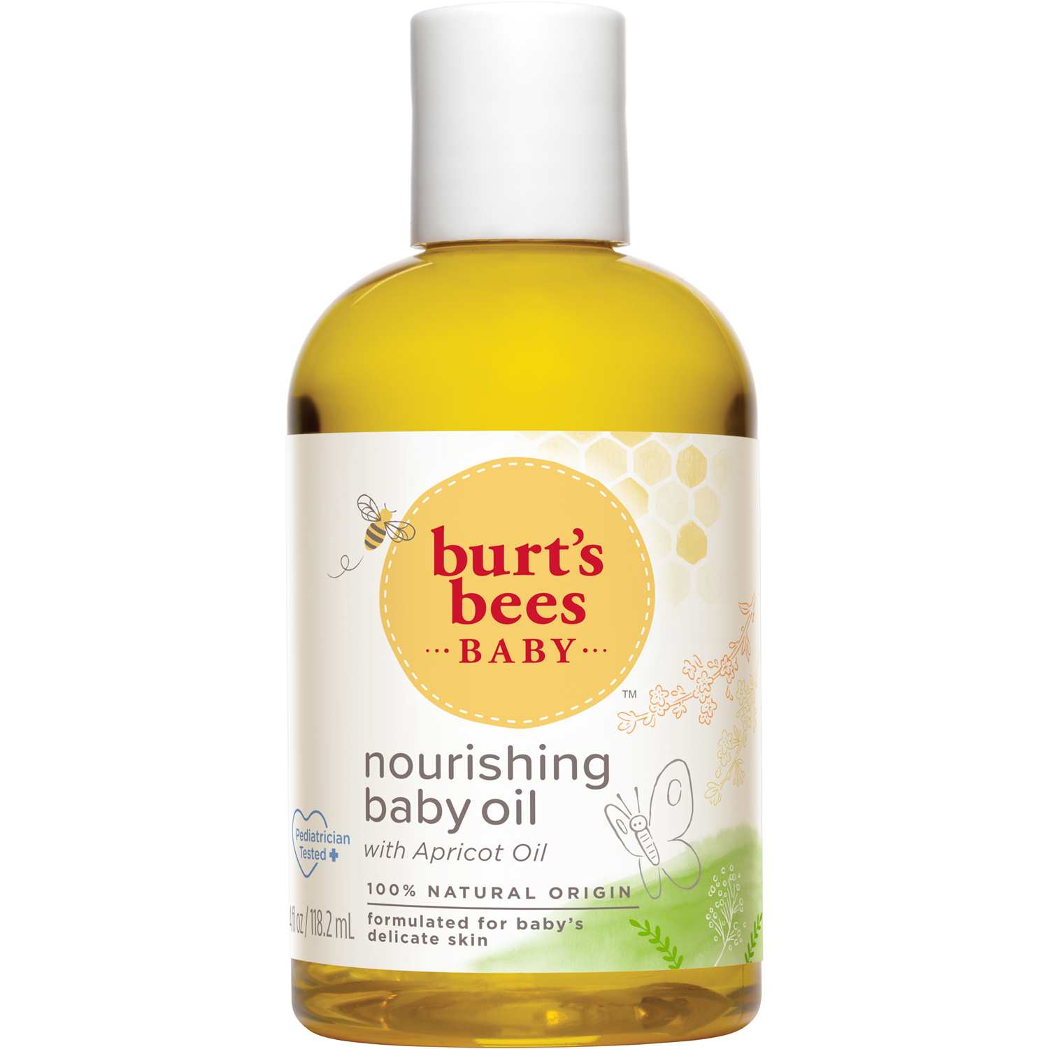 Burt's Bees Baby Nourishing Baby Oil, 100% Natural Origin