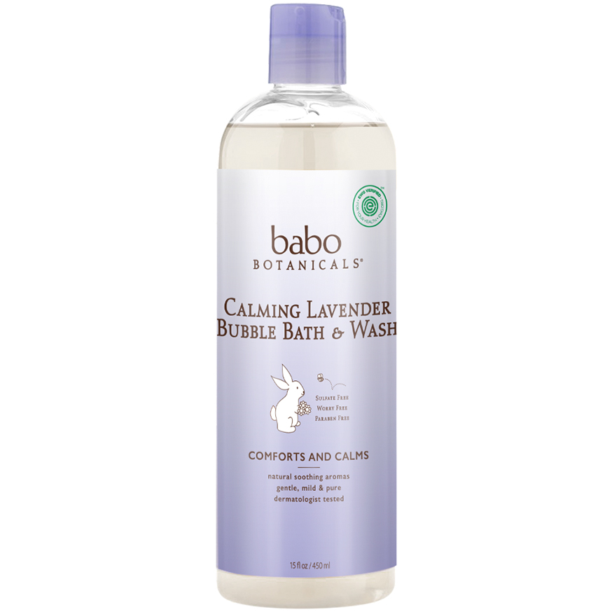 Babo Botanicals Calming Lavender Bubble Bath & Wash