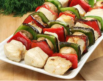 Wild Chilean Sea Bass Kabobs