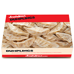 FreshDirect Pork and Chive Dumplings with Sesame-Soy Sauce, image 2 of 2 slides