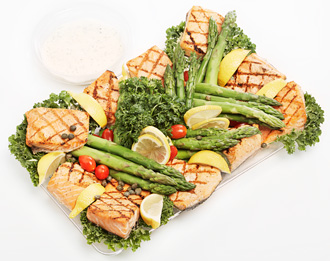FreshDirect Grilled Salmon Platter (Farm-Raised Salmon), Regular