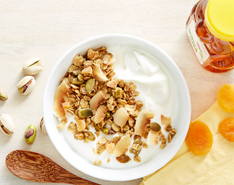 FreshDirect Honey Greek Yogurt and Granola