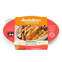 FreshDirect Chicken Marsala with Penne Pasta, Single Serving Meal, image 2 of 2 slides