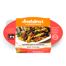 FreshDirect Garganelli Pasta with Portobellos, Single Serving Meal, image 2 of 2 slides
