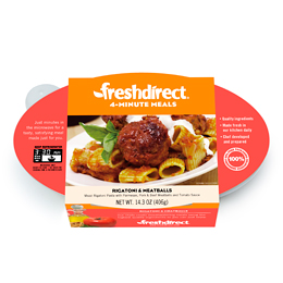 FreshDirect Penne and Meatballs, Single Serving Meal, image 2 of 2 slides