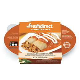 FreshDirect Ranchera Chicken Enchiladas, Single Serving Meal, image 2 of 2 slides