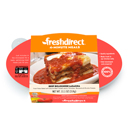 FreshDirect Beef and Cheese Lasagna, Single Serving Meal, image 2 of 2 slides
