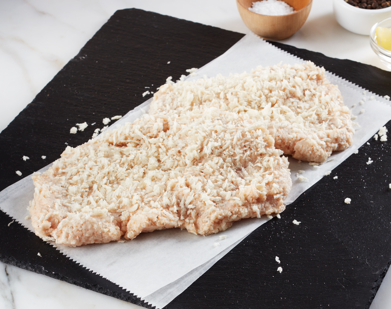 FreshDirect Breaded Chicken Cutlet, Uncooked, image 1 of 2 slides