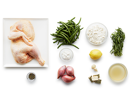 FreshDirect Tarragon Chicken with Sour Cream Mashed Potatoes & Green Beans Meal Kit, image 2 of 2 slides