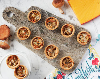 FreshDirect Mushroom & Gouda Tarts