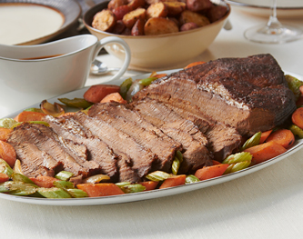 FreshDirect Beef Brisket with Gravy Passover Meal