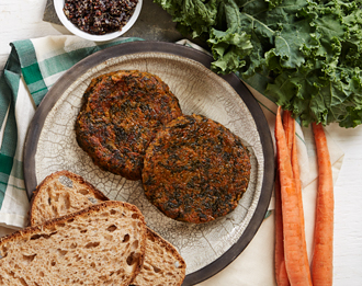 FreshDirect Kale Veggie Burger