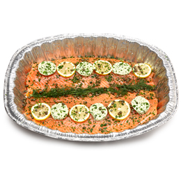 FreshDirect Farm-Raised Lemon-Dill Salmon Holiday Meal, Whole, image 2 of 2 slides