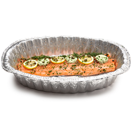 FreshDirect Farm-Raised Lemon-Dill Salmon Holiday Meal, Half, image 2 of 2 slides