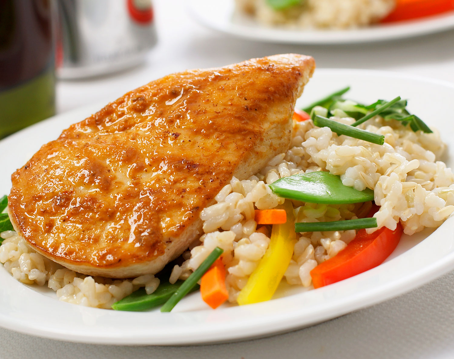 FreshDirect Massaman Chicken Curry with Rice & Vegetables, Single Serving Meal, image 1 of 2 slides