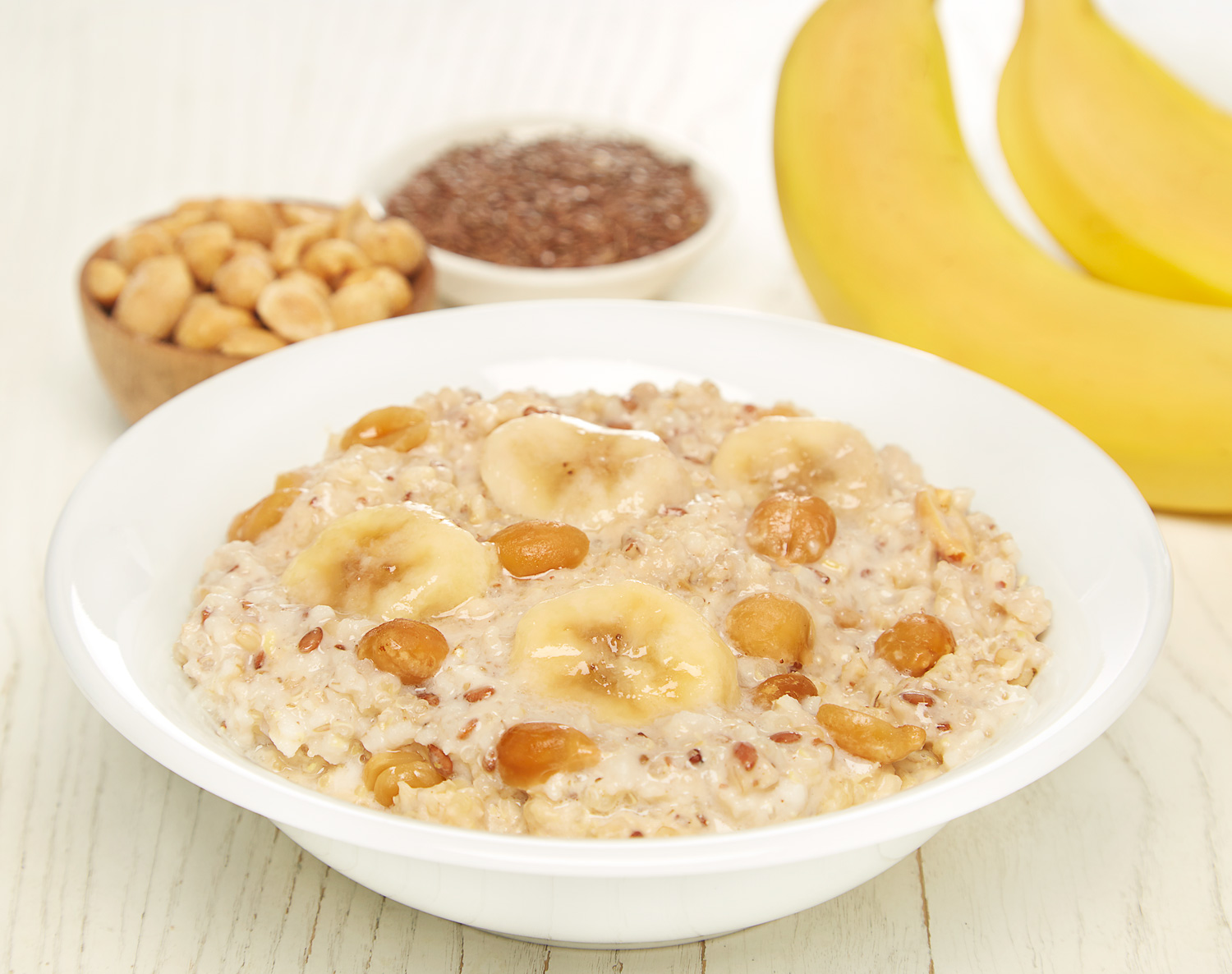 FreshDirect POWER! Peanut Butter, Banana and Flax Steel-Cut Oatmeal (Made with Organic Oats)