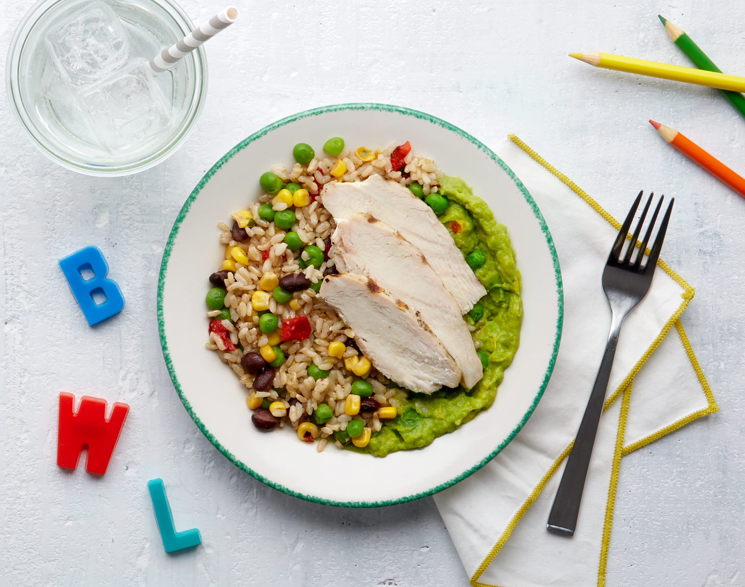 FreshDirect Kids Chicken Burrito Bowl