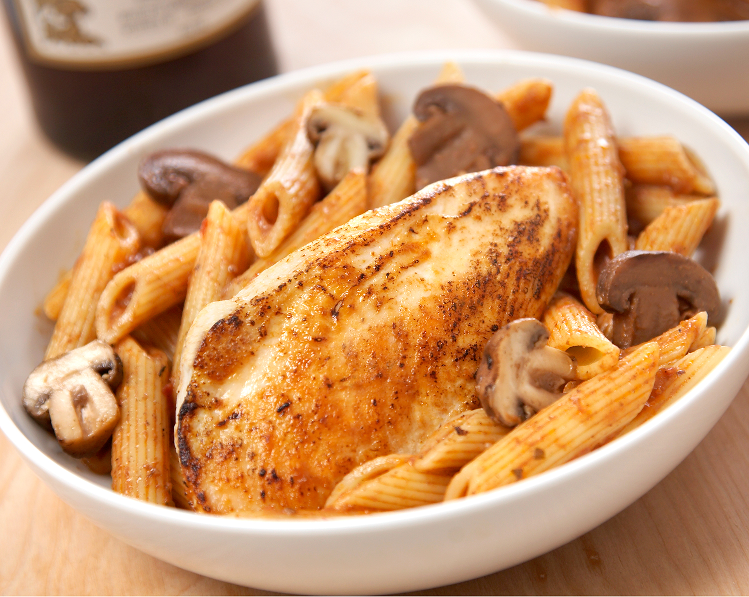 FreshDirect Chicken Marsala with Penne Pasta, Single Serving Meal, image 1 of 2 slides