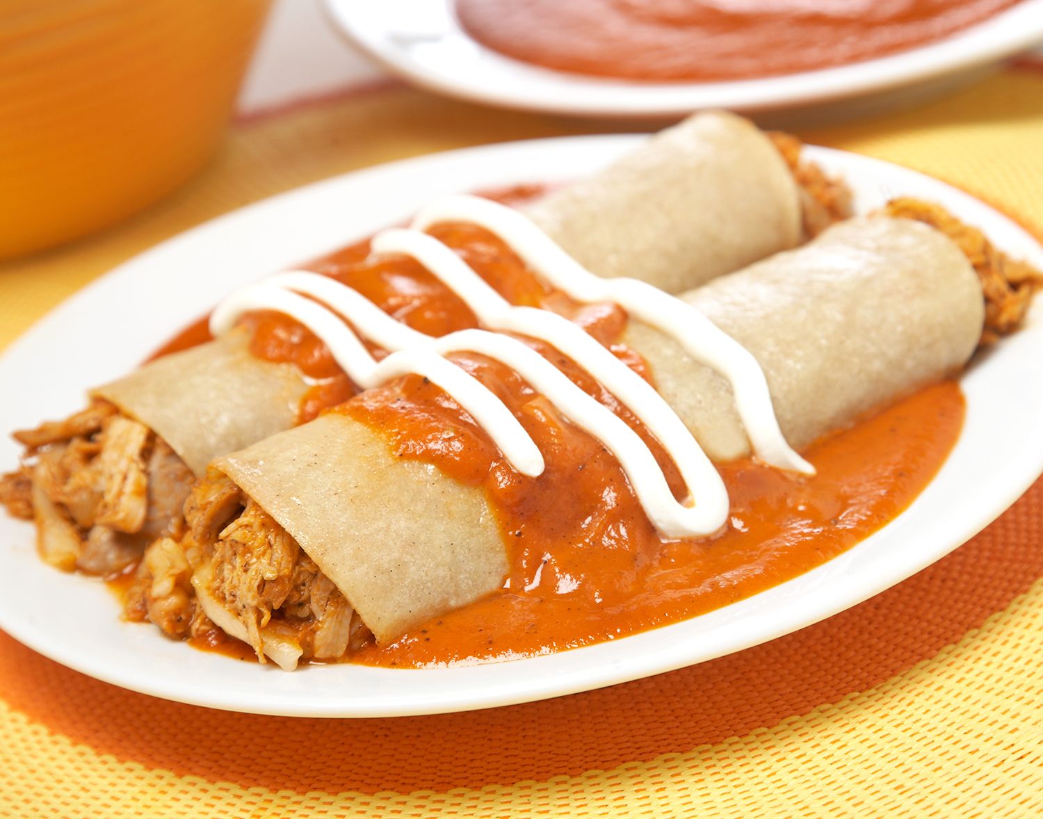 FreshDirect Ranchera Chicken Enchiladas, Single Serving Meal