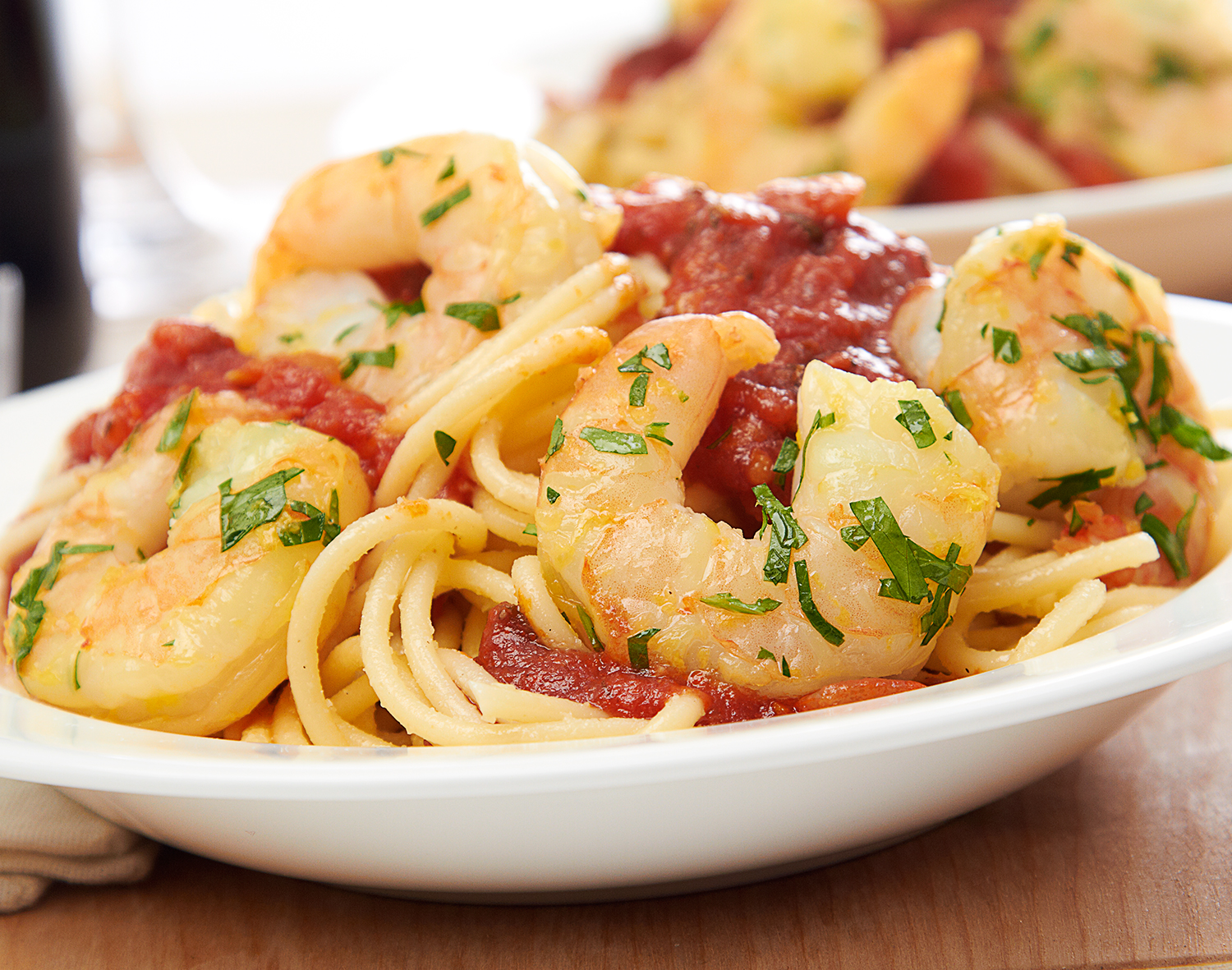 FreshDirect Shrimp and Spaghetti Arrabiata, Single Serving Meal, image 1 of 2 slides