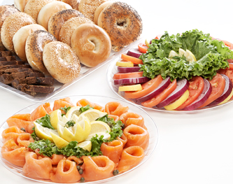 FreshDirect Smoked Salmon Breakfast Platter with Bread, Large