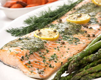 FreshDirect Farm-Raised Lemon-Dill Salmon Holiday Meal, Half