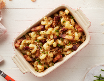 FreshDirect Bacon Macaroni and Cheese w/ Parmesan Breadcrumbs