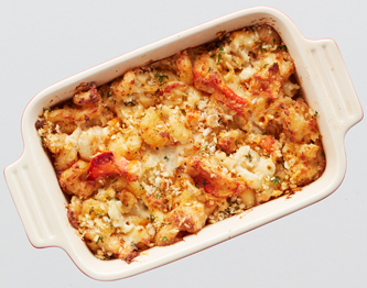 FreshDirect Lobster and Crab Macaroni & Cheese w/ Parmesan Breadcrumbs