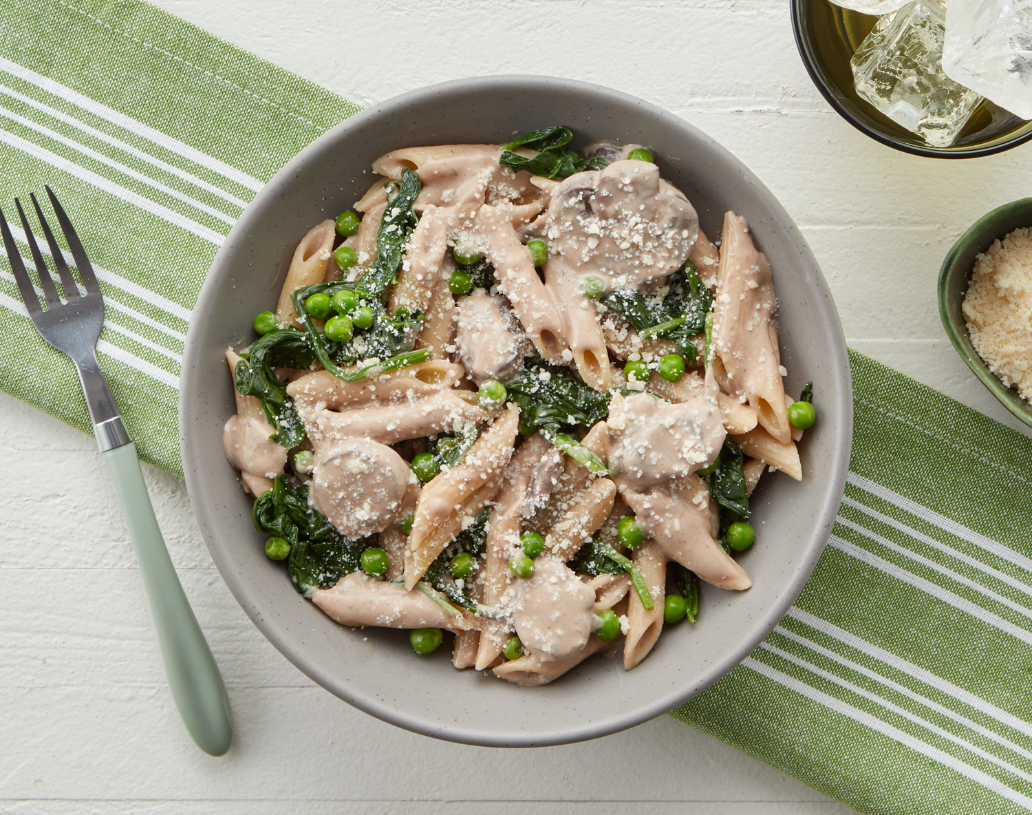 FreshDirect Mushroom Marsala w/ Penne, Spinach and Peas, image 1 of 2 slides
