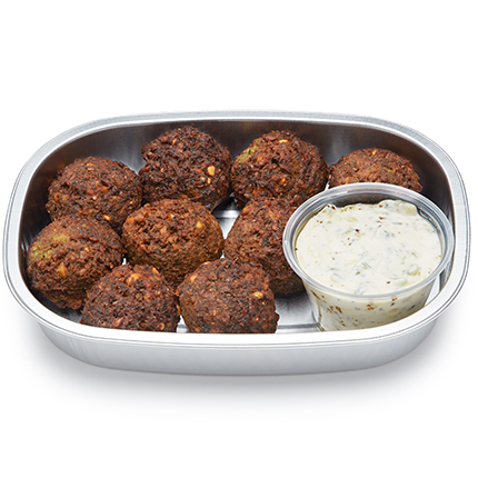 FreshDirect Falafel with Lemon Tahini, image 2 of 2 slides