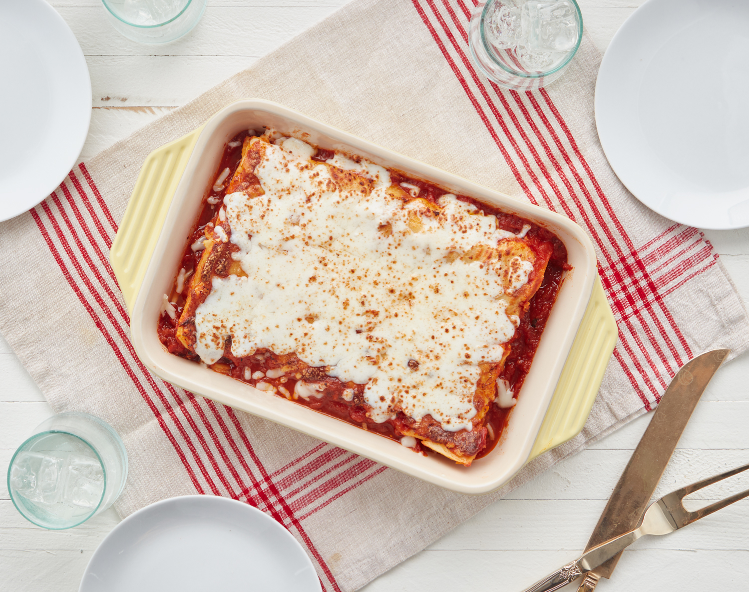 FreshDirect Three-Cheese Lasagna, Family Size, image 1 of 2 slides