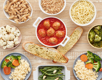 FreshDirect Meatballs and Sides Meal Bundle