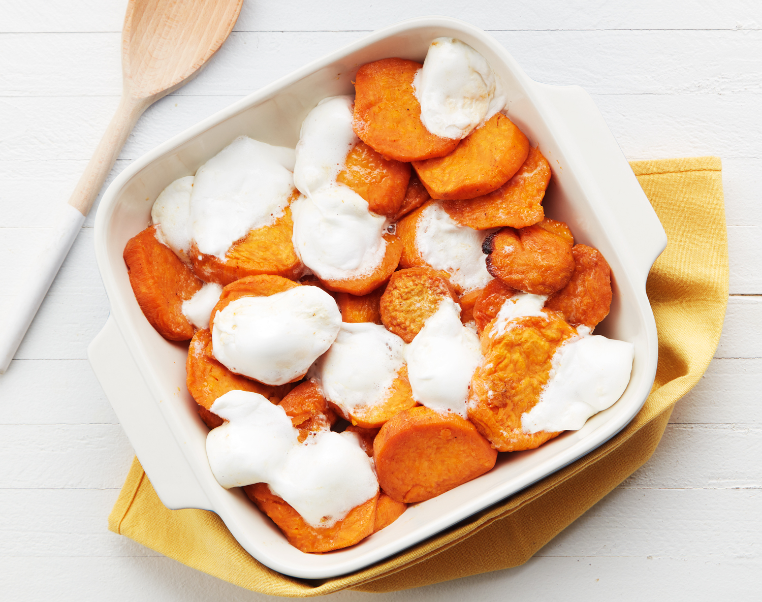 FreshDirect Maple-Roasted Yams with Marshmallows, image 1 of 2 slides