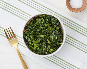 FreshDirect Steamed Tuscan Kale with Garlic