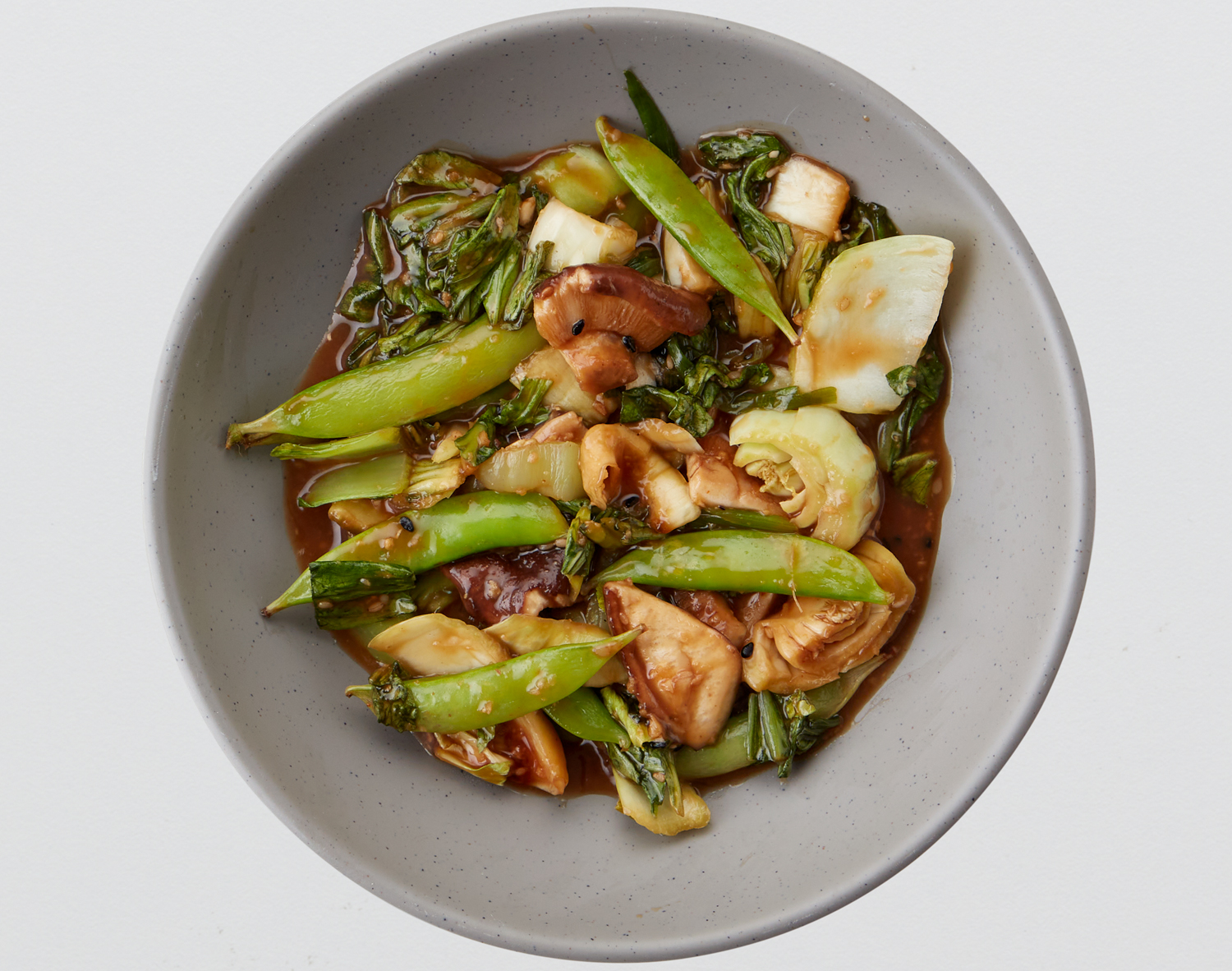 FreshDirect Asian Veggies with Ginger-Garlic Sauce