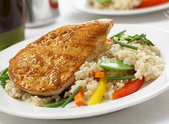 FreshDirect Massaman Chicken Curry with Rice & Vegetables, Single Serving Meal