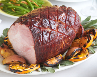 FreshDirect Smoked Boneless Carving Ham Holiday Meal, Large 