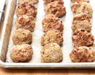 FreshDirect Frozen Beef & Pork Meatballs Family Pack, Fully Cooked